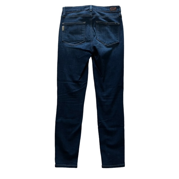 Paige Women’s Denim Hoxton Crop Stretch Dark Wash Jeans Size 27 - Picture 4 of 7